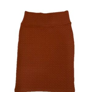 LuLaRoe Terracotta Pencil Cassie Skirt